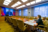 Рабочая встреча президента России Владимира Путина и губернатора Югры Натальи Комаровой Рабочая встреча президента России Владимира Путина и губернатора Югры Натальи Комаровой