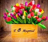 С Международным женским Днем 8 Марта! С Международным женским Днем 8 Марта!