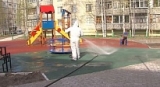ОДНА ИЗ МЕР ПРОФИЛАКТИКИ КОРОНАВИРУСА – ДЕЗИНФЕКЦИЯ ОБЩЕСТВЕННЫХ МЕСТ ОДНА ИЗ МЕР ПРОФИЛАКТИКИ КОРОНАВИРУСА – ДЕЗИНФЕКЦИЯ ОБЩЕСТВЕННЫХ МЕСТ